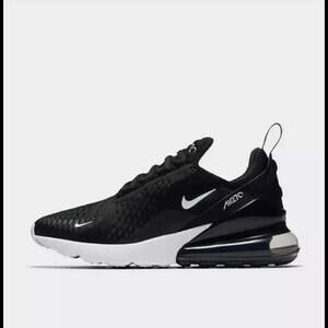 NEW Nike Women's Air Max 270 AH6789-001 Black Running Shoes Sneakers Size 12